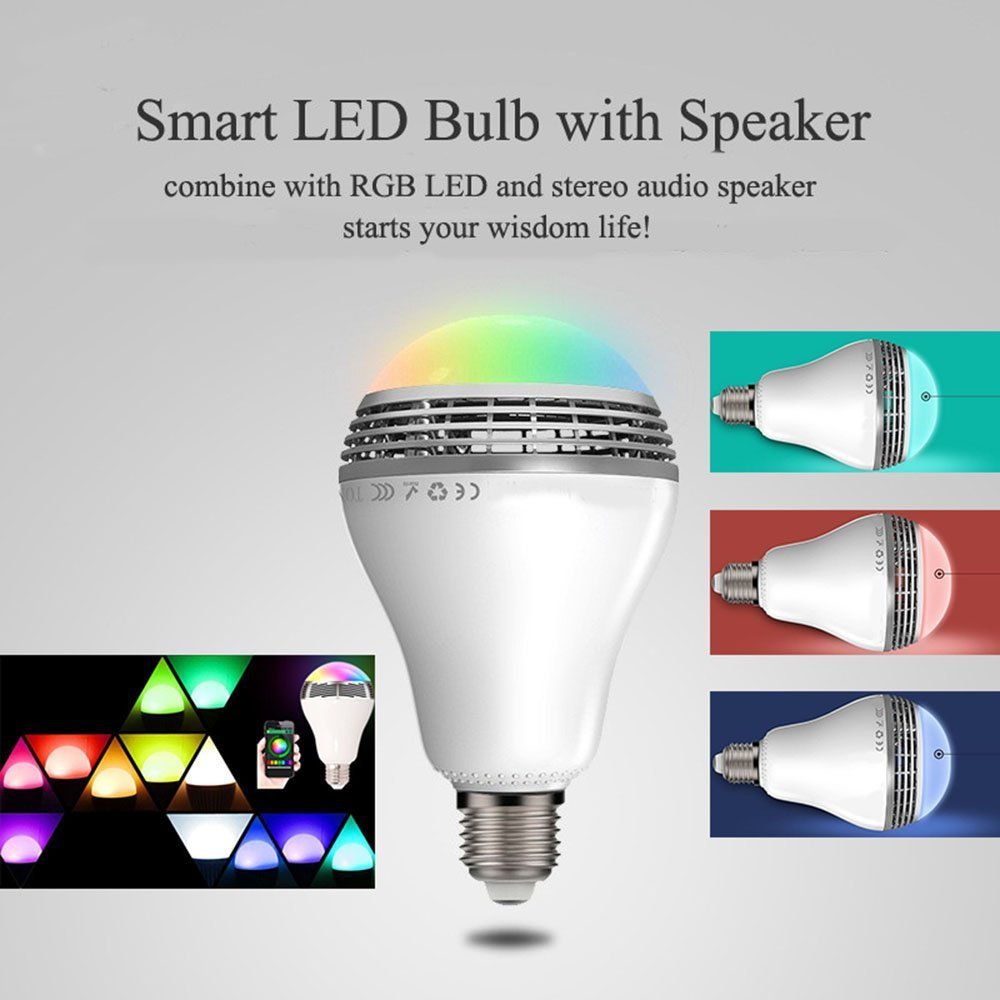 Ampoule LED avec enceinte bluetooth